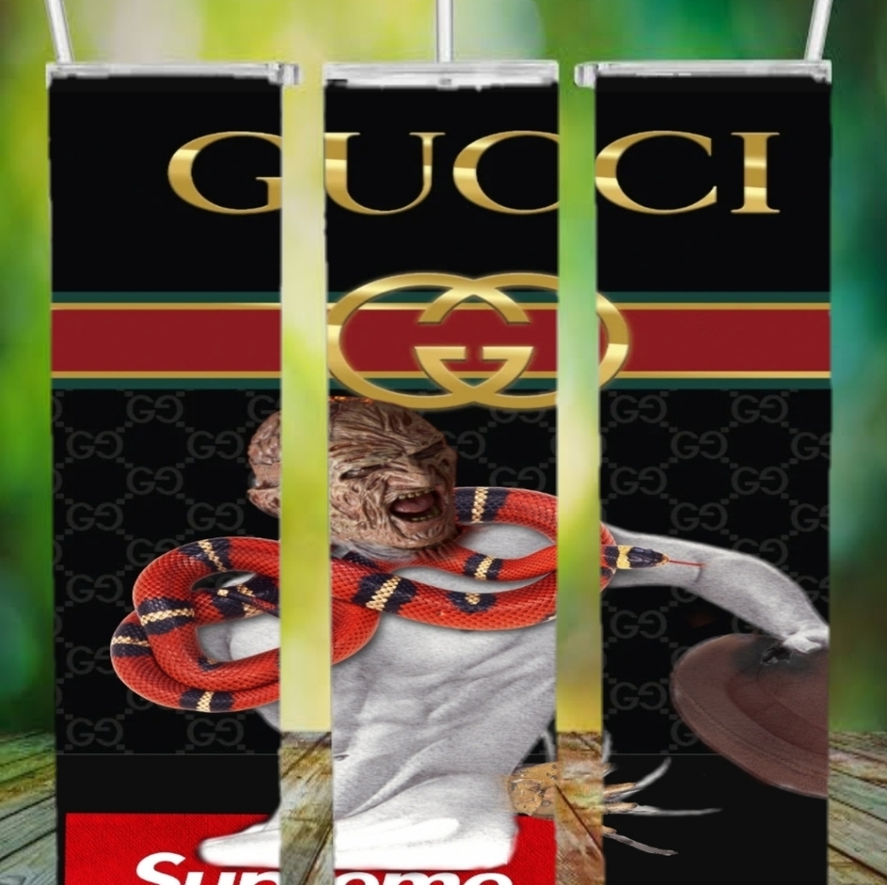 Special Editions Halloween Freddy Krueger Gucci tumbler